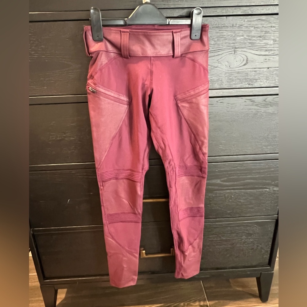 Maroon activewear pants size xs 5.11